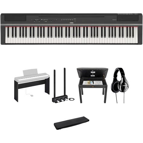 Yamaha P-125 88-Note Digital Piano and Home/Studio Deluxe Kit