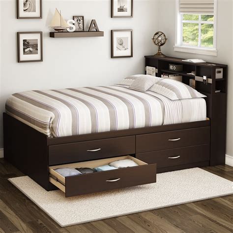 South Shore Step One Full Storage Platform Bed & Reviews | Wayfair