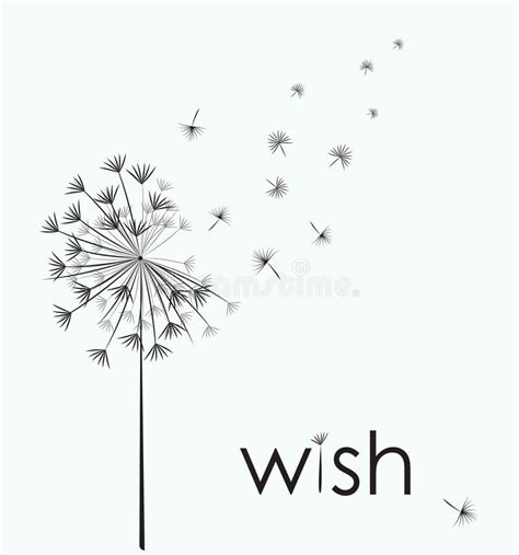 Dandelion wish. Dandelion vector. Wish. Simple minimalist style , #ad, #vector, #Dandelion, # ...