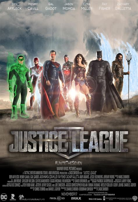 Justice League Movie Poster by zg01man on DeviantArt