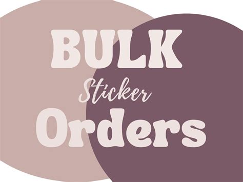 Bulk Order, Sticker Packs, Whole Sale Stickers, Unique Gifts, Gifts for Her, Vinyl Stickers ...