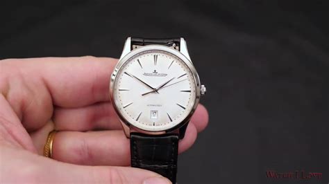 Jaeger LeCoultre Master Ultra-Thin Date ST hands-on - YouTube