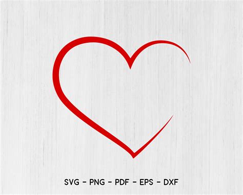 Heart Decal Svg