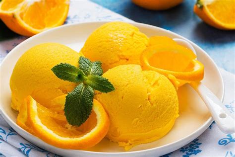 3-Ingredient Orange Sorbet Recipe Tastes Like Sunshine On a Spoon | Ice ...