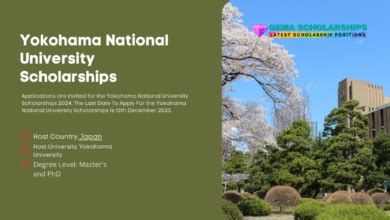 Yokohama National University - GEMA Scholarships