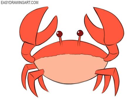 How to Draw a Crab Easy | Easy drawings, Drawings, Crab art