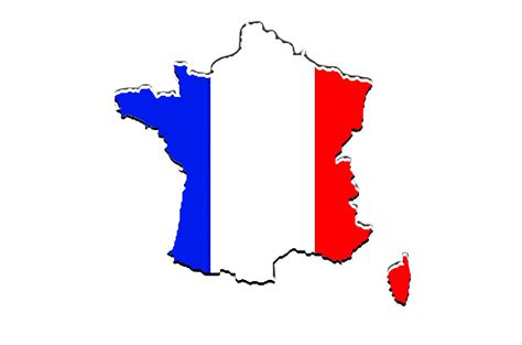 法国国旗地图 免费图片 - Public Domain Pictures