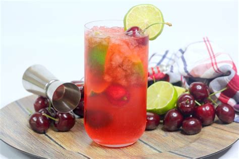Cherry Limeade Cocktail