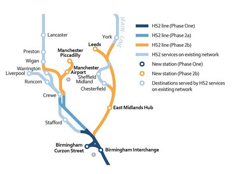 HS2 route map: where the high speed train route will go, the new stations and how long it will ...