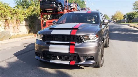 707-hp Dodge Durango SRT Hellcat Boasts Demon-style Air Grabber Hood Scoop - autoevolution