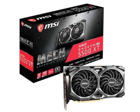 MSI Radeon RX 5500 XT MECH 8G OC