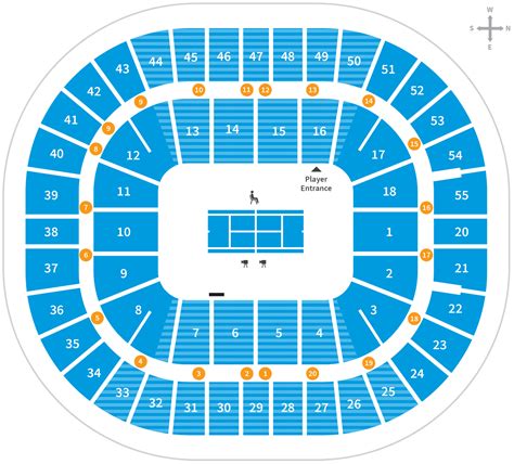 Seating Chart | Rod Laver Arena | Melbourne, Victoria