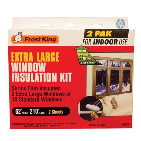 Frost King Indoor Extra Large Window Insulation Kit - 2 Pk. by Frost ...