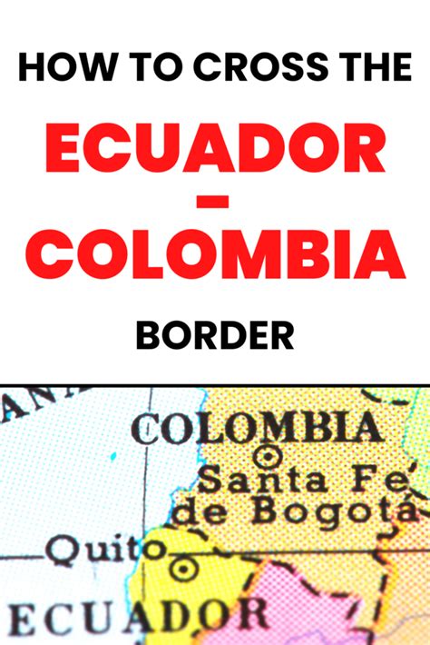 Ecuador to Colombia Border Crossing: The Complete Guide (2023)