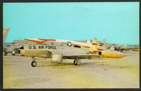 Lockheed T-33A trainer postcard 1960s