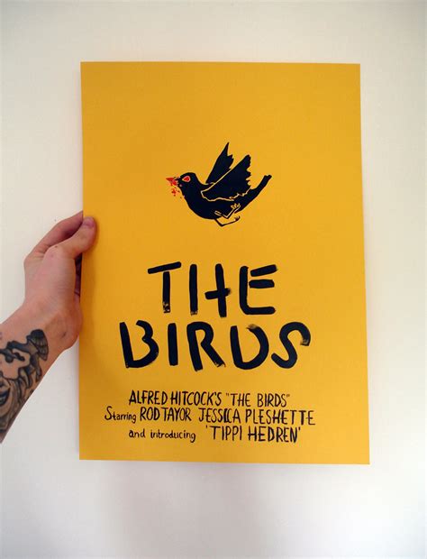 The Birds Movie poster | Poster design for one of the best f… | Flickr