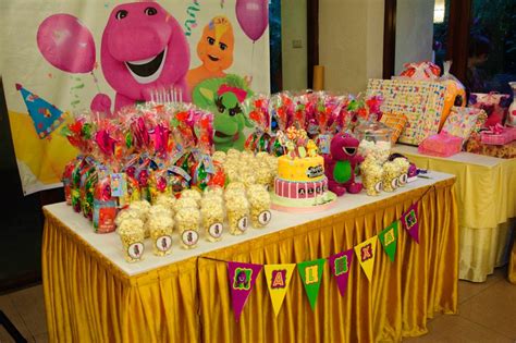 The top 23 Ideas About Barney Birthday Decorations – Home, Family ...