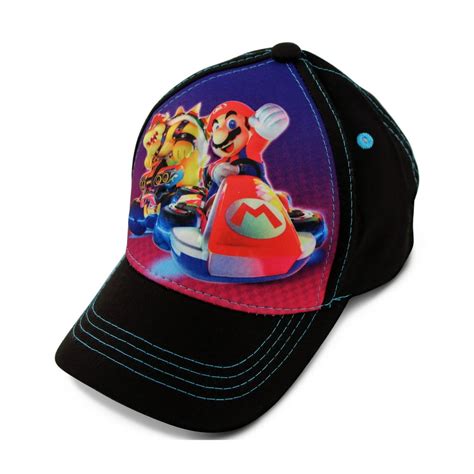 Super Mario Bros. - Nintendo Little Hat for Boys Ages 2-7, Super Mario Kids Baseball Cap 3D ...