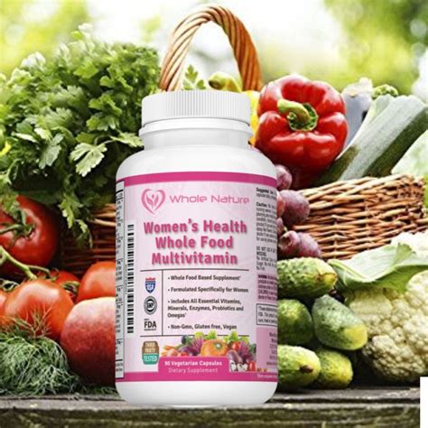 Whole Food Multivitamin for Women: Whole Nature Women's Multi Vitamin ...