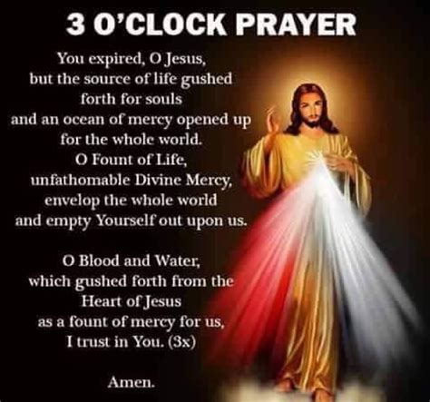 Let us pray this powerful prayer at 3 o clock – Artofit