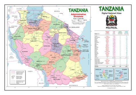 Detailed Map Of Tanzania