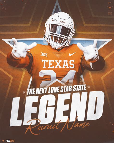 Texas Football 2023 Recruiting on Behance