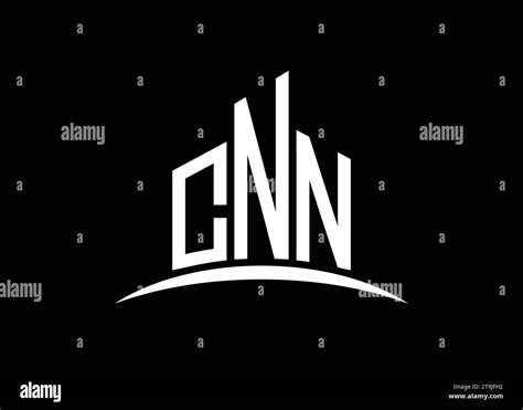 Letter CNN building vector monogram logo design template. Building Shape CNN logo Stock Vector ...