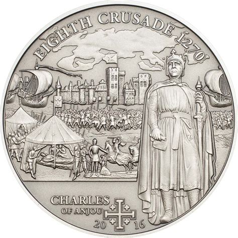 Numiscollects antique-finish History of the Crusades series continues with the Eighth Crusade ...