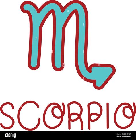 scorpio symbol illustration Stock Vector Image & Art - Alamy