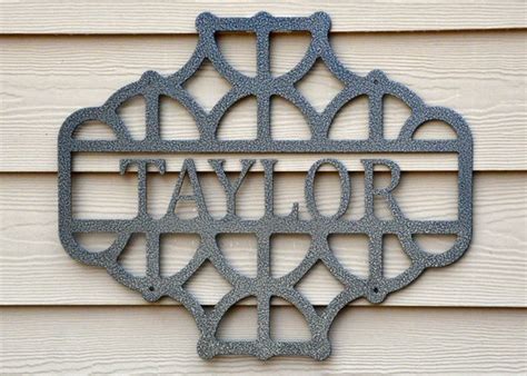 Items similar to Metal Wall Art - Custom Metal Monogram - Wall Art on Etsy