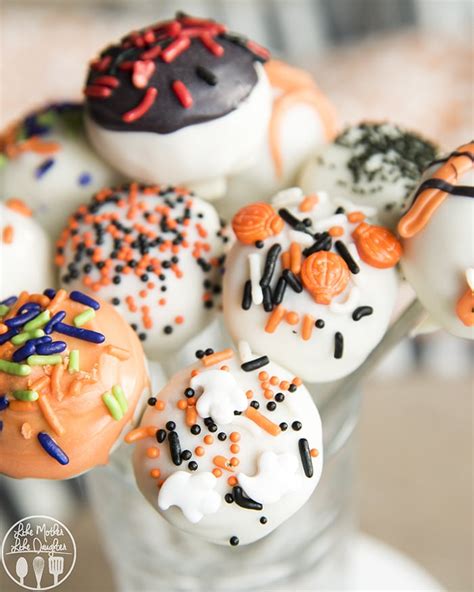 Halloween Cookie Dough Pops – Like Mother, Like Daughter