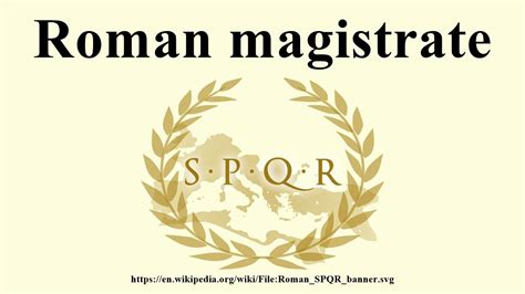 Roman magistrate - YouTube