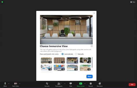 How to use new Immersive View in Zoom video calls