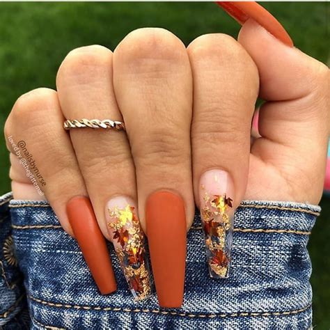 40 Fall Nail Colors, Ideas & Designs | Secretly Sensational Halloween Acrylic Nails, Fall ...