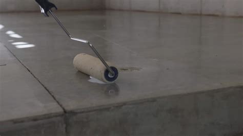 Sealing a Concrete Floor - YouTube