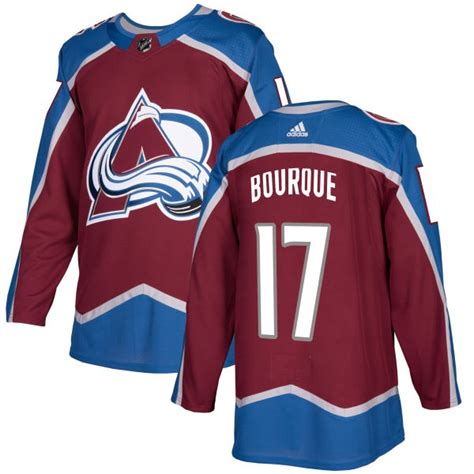 Men's Rene Bourque Colorado Avalanche Adidas Burgundy Jersey - Authentic - Avalanche Shop