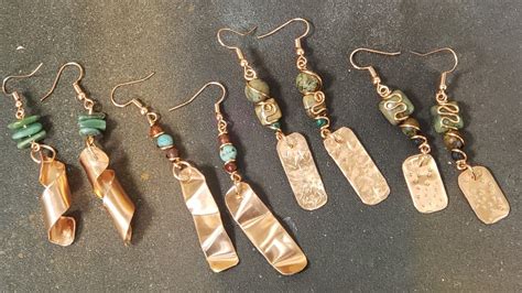 Copper Sheet Earrings! Eps 361 - YouTube