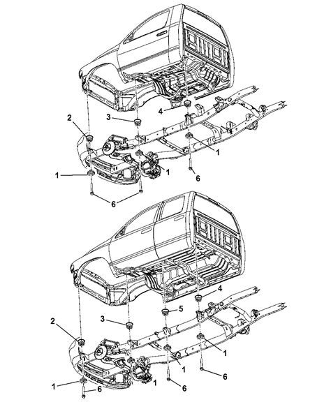 Dodge Ram 1500 Front End Parts Diagram - Ultimate Dodge