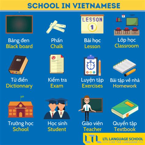 School in Vietnamese || 112 Words to Boost Your Vocabulary