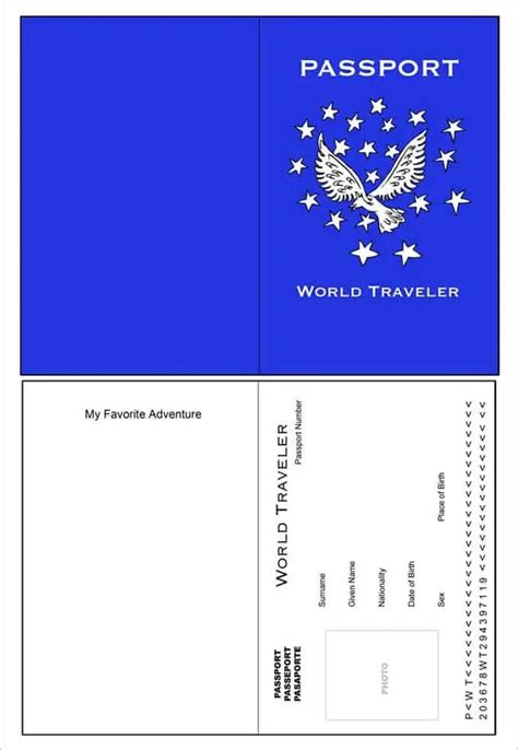 Passport Templates - Word Excel Samples