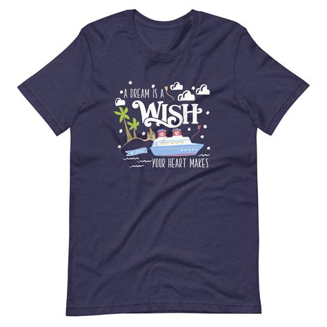 Disney Wish T-shirt Disney Cruise A Dream is a Wish Your Heart - Etsy