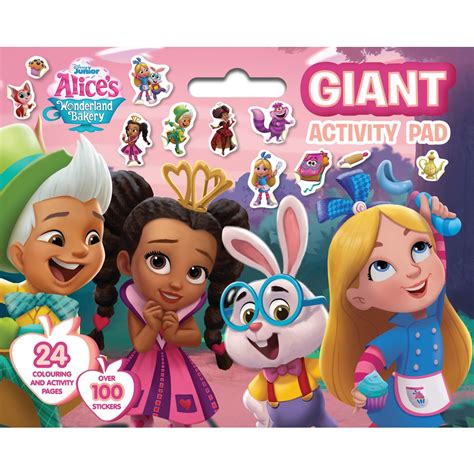 Disney Alice's Wonderland Bakery Giant Activity Pad | BIG W