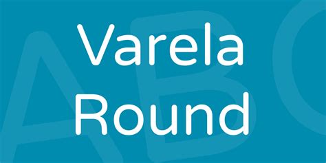 Varela Round Font FREE Download & Similar Fonts | FontGet