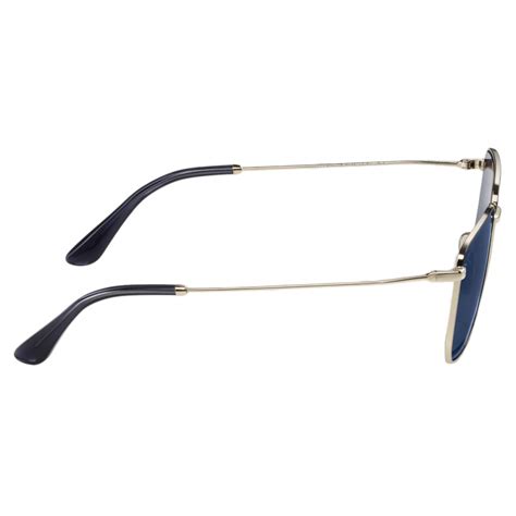 Prada - Prada Eyewear - Rectangular Sunglasses - Pale Gold Blue - Prada ...