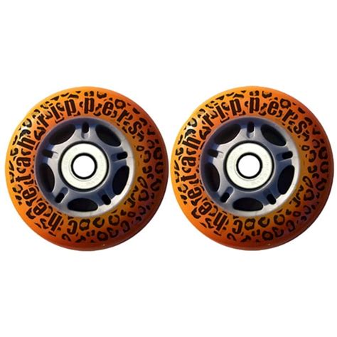 ORANGE CHEETAH Wheels for RIPSTICK ripstik wave board ABEC 9 - Walmart ...