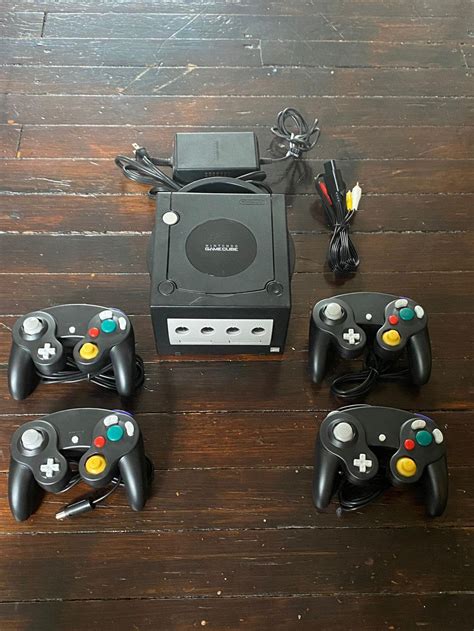 GameCube Console Black Black Controller/s Wires Bundle | Etsy