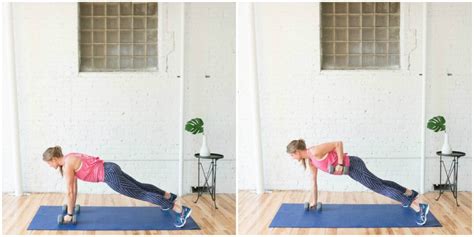 plank rows | back exercises - Nourish, Move, Love