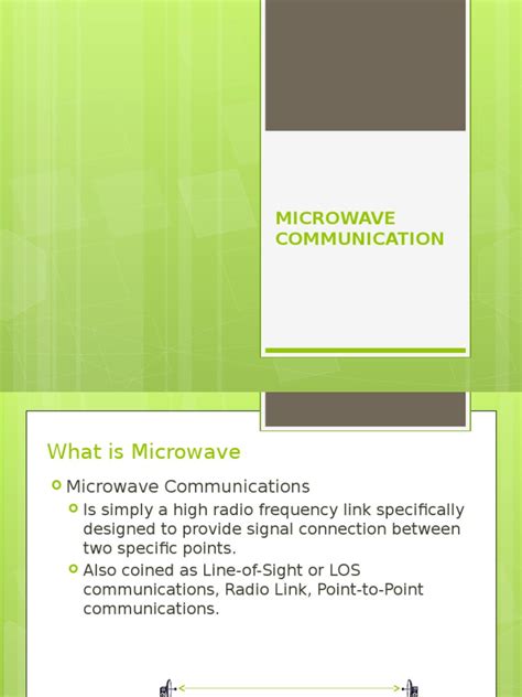 Microwave Communication | Microwave | Antenna (Radio)