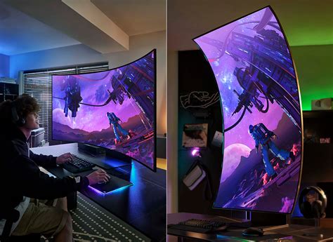 Samsung Launches Odyssey Ark, the World's First 55-inch 1000R Curved ...