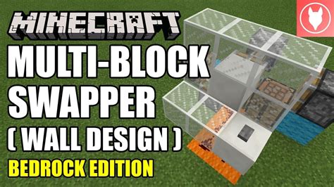 Minecraft Bedrock - Multi-Block Swapper [Wall] Tutorial ( Xbox / MCPE ...